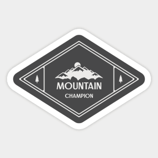 Mountain Champion Sticker